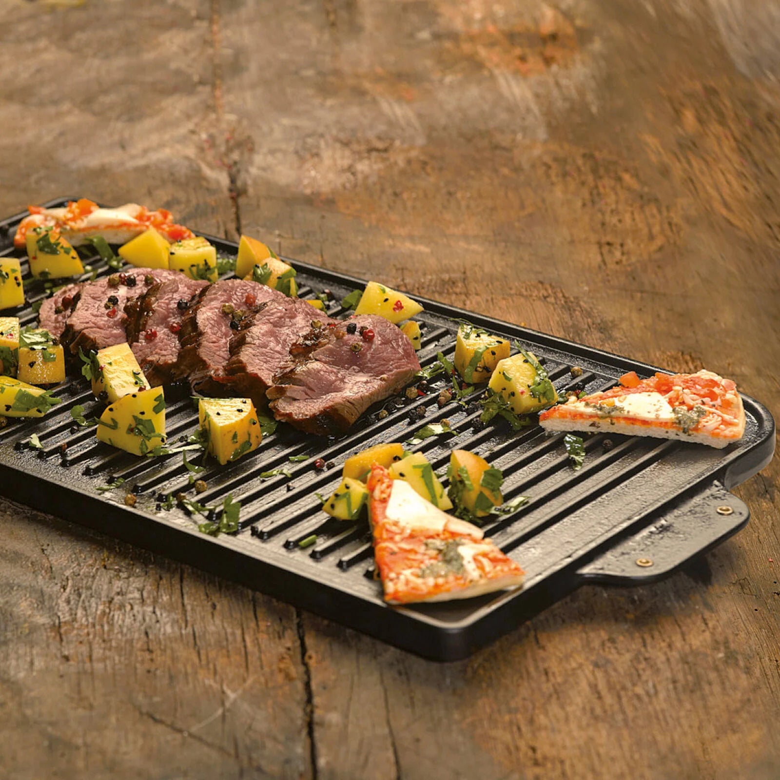 Paderno Bistecchiera Reversibile Cm 26X47 - 44217-45