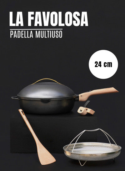 La Favolosa padella 24 cm - colore nero