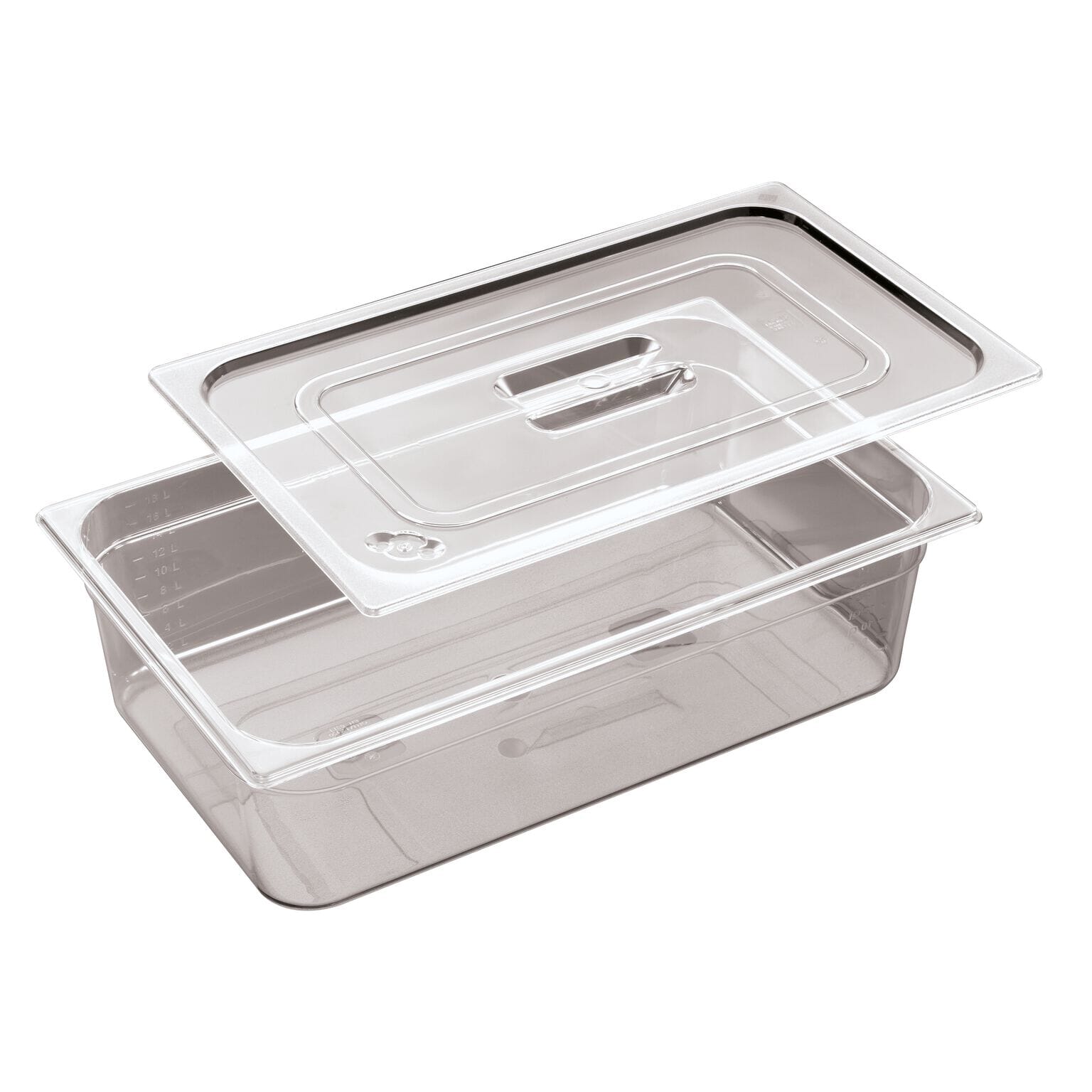 Contenitore Tritan - 1/4 GN-26,4X16,2 CM- H 15 CM- 3,8 LITRI
