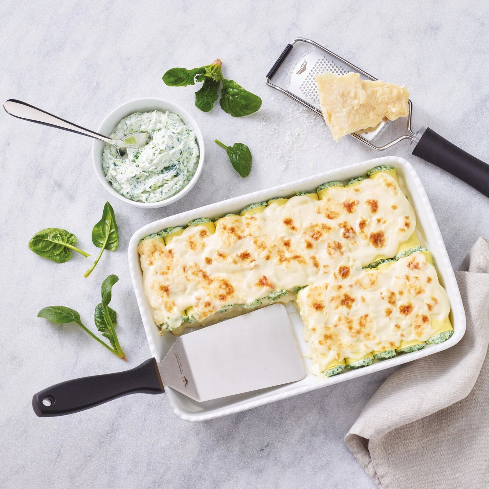 Spatola per pasticcio e pizza Acciaio inox, Polipropilene