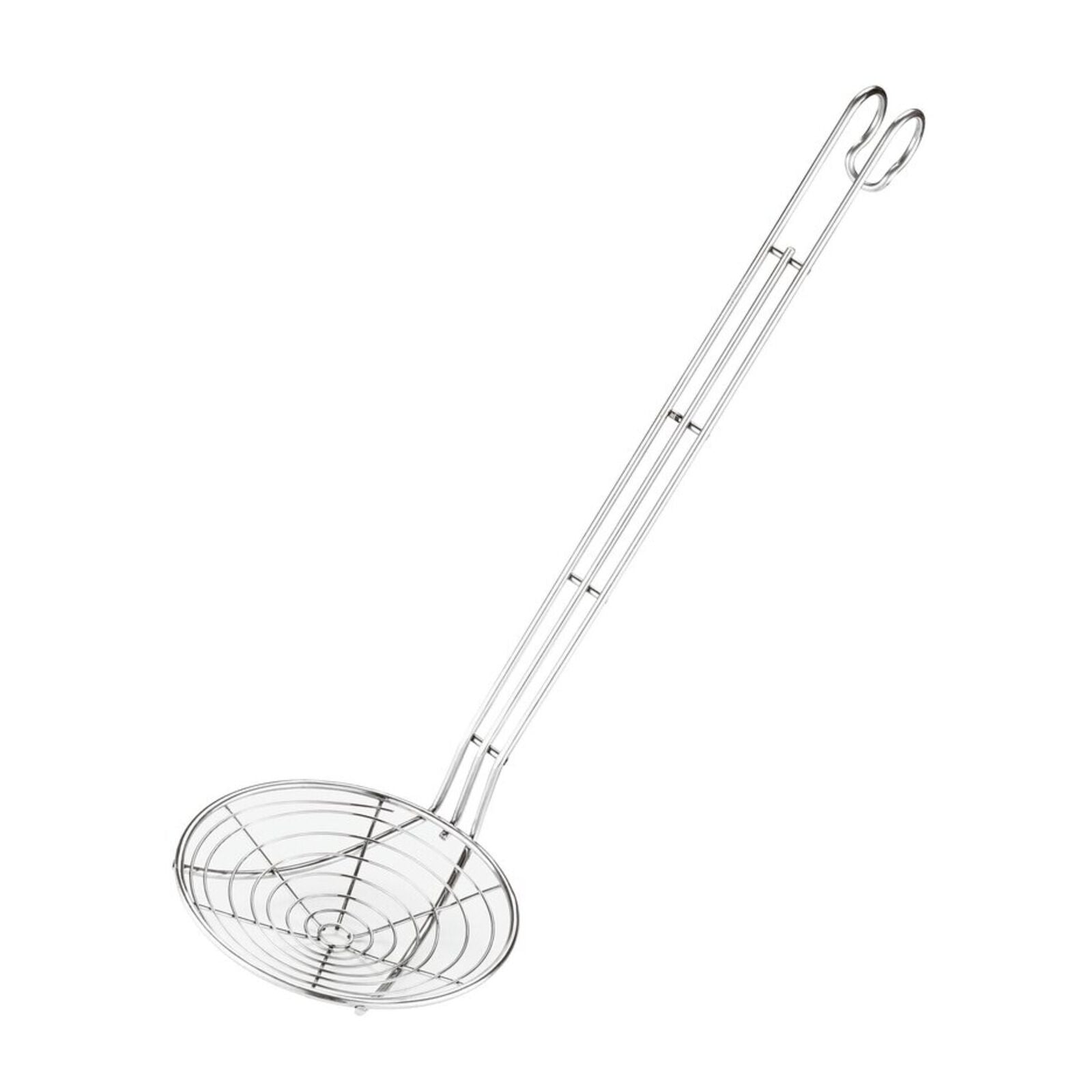 Schiumarola a filo Acciaio inox - 24 CM - MANICO 50 CM