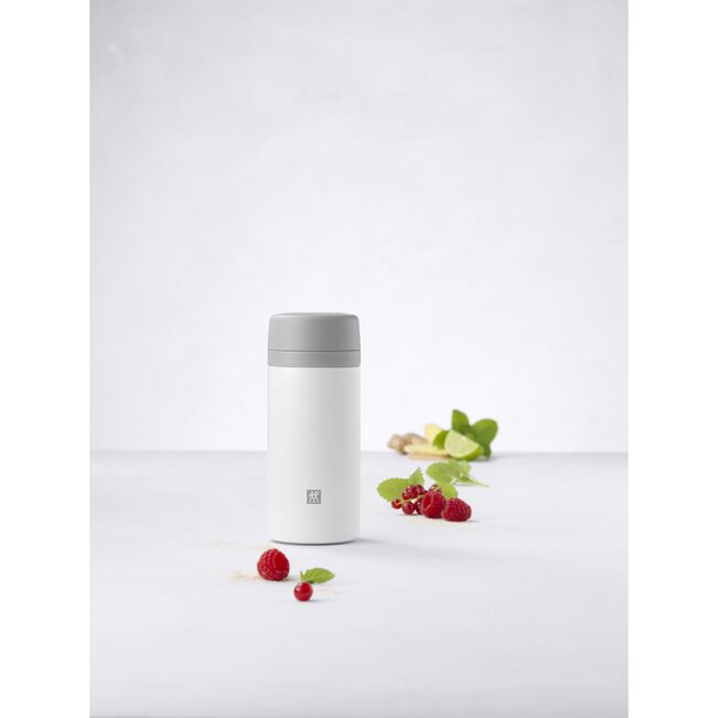 Thermo - 420 ml, acciaio inox - colore bianco grigio