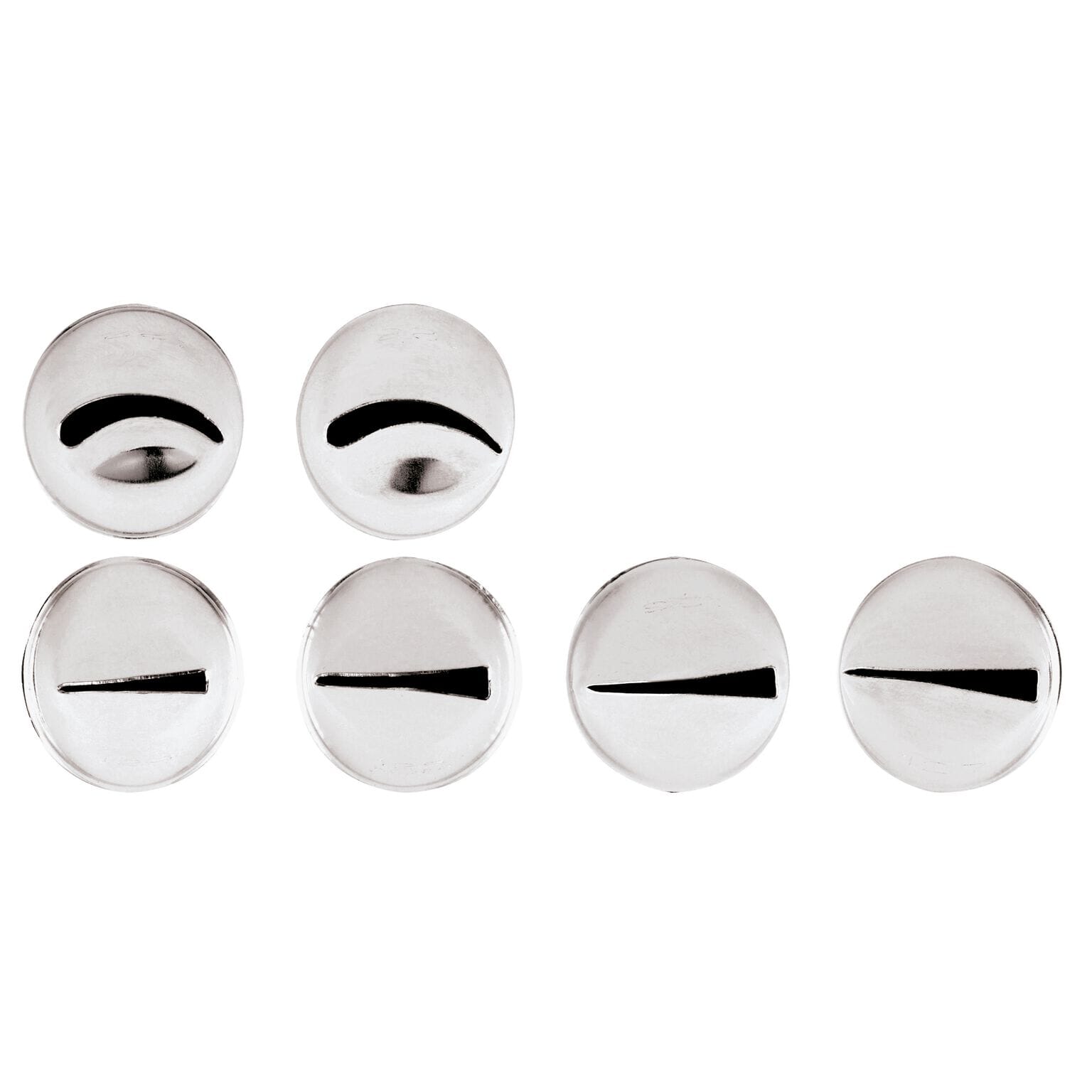 Set 6 Bocchette Assortite - Acciaio inox