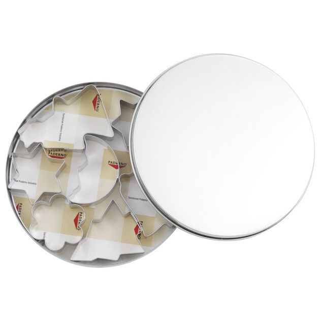 SET 7 Taglia pasta Natale - Acciaio Inox