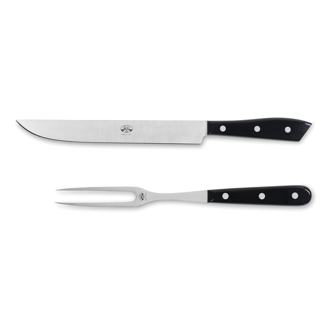 Coltellerie Berti Compendio Corredo Da Arrosto Nero