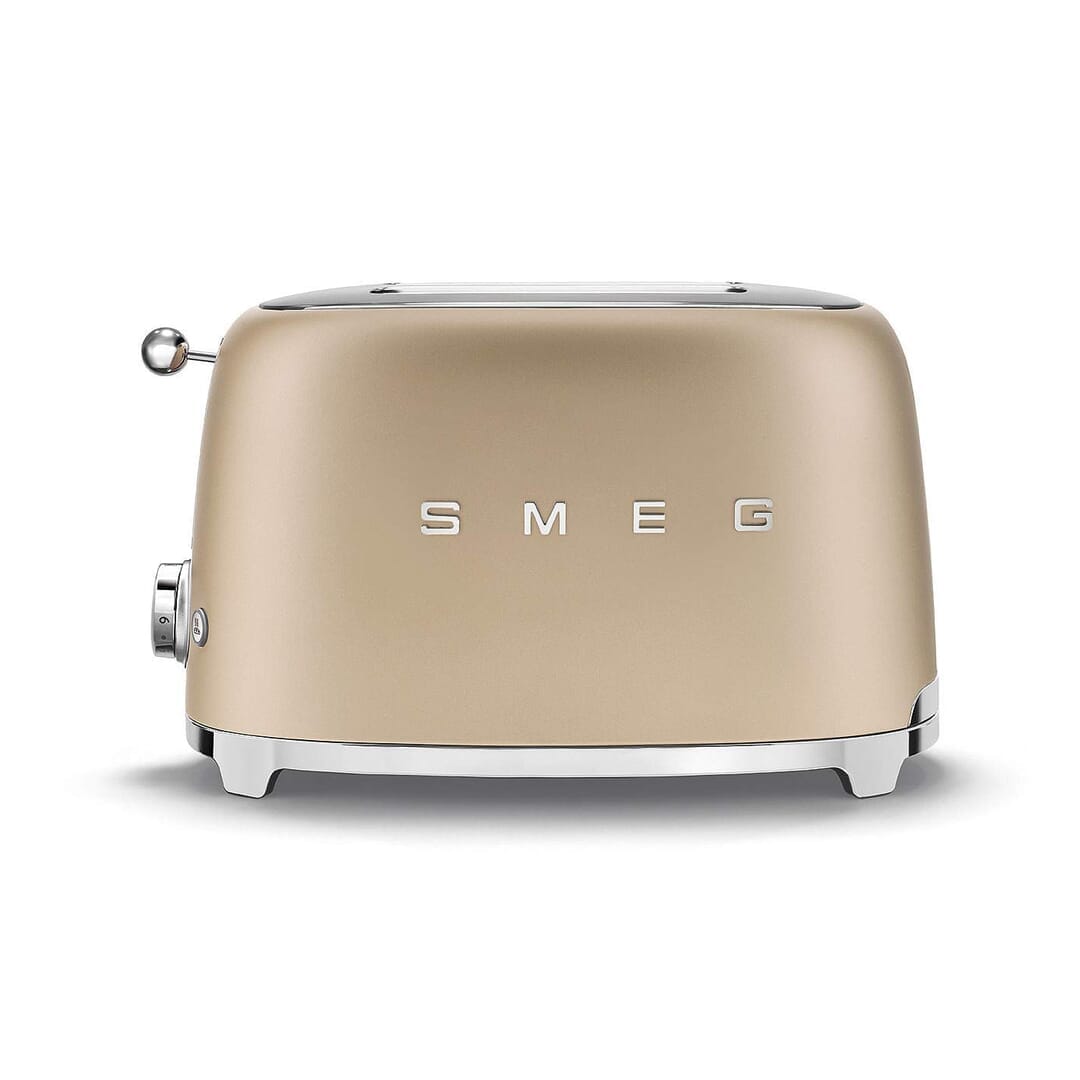 Smeg Tostapane 2X2 Tsf01Chmeu Champagne