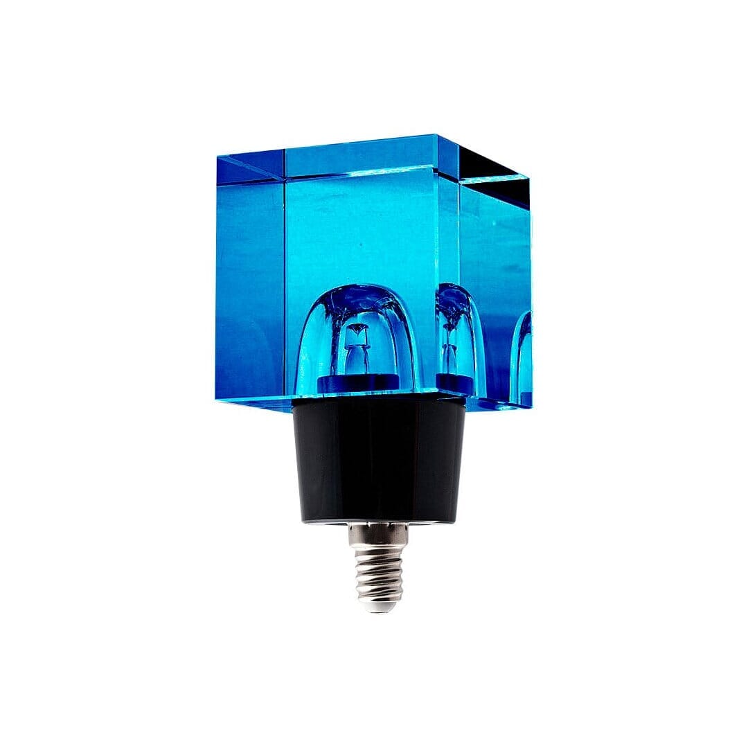 Seletti Lampadina A Led E27 Crystaled-New Quadr Blu