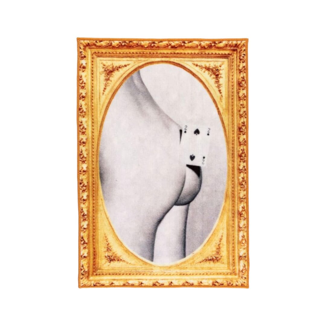 Seletti Tappeto Toiletpaper Two Of Spades
