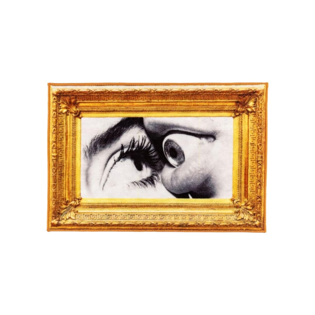 Seletti Tappeto Toiletpaper Eye And Mouth 18190