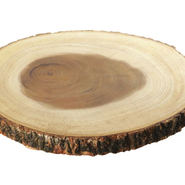 Tagliere / Piatto a servire in Legno di Acacia - Ø Cm 20