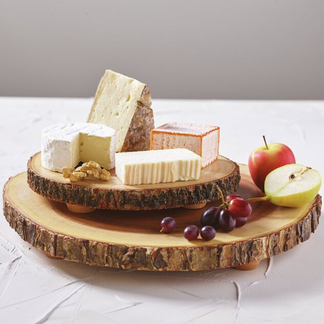 Tagliere / Piatto a servire in Legno di Acacia - Ø Cm 20