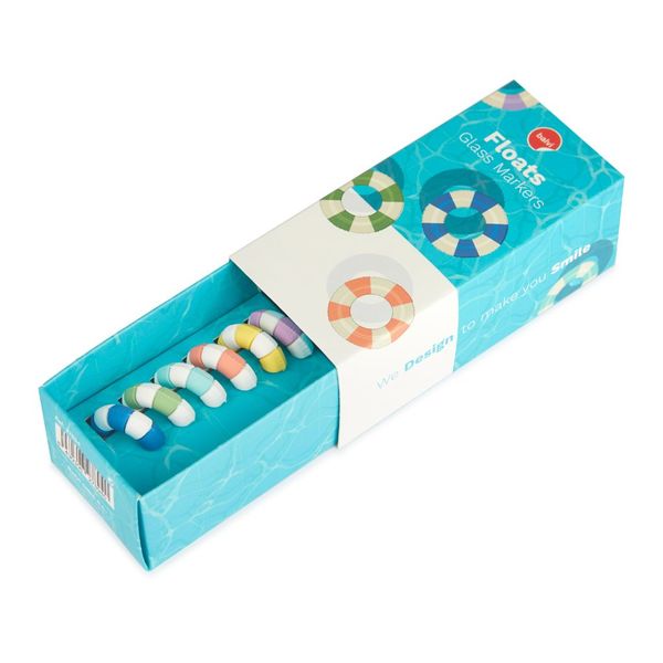 Segna bicchieri Floats colori assortiti