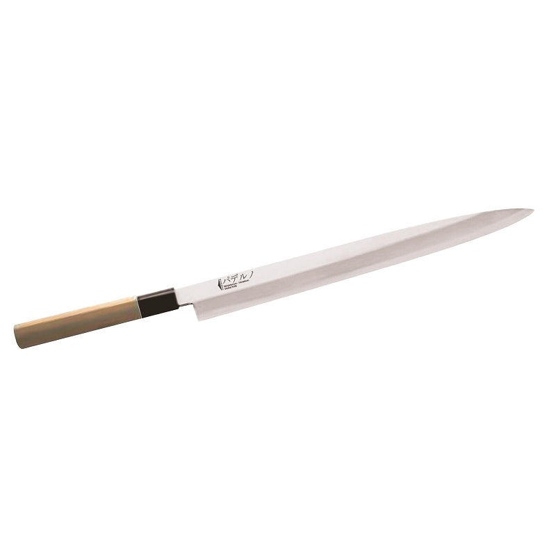 Coltello sashimi Acciaio inox, Legno 30 cm
