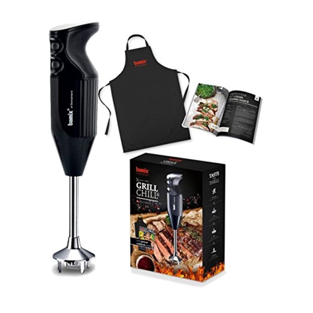 Bamix Mx100801 Frullatore A Immersione Per Barbecue 2 Velocità Nero