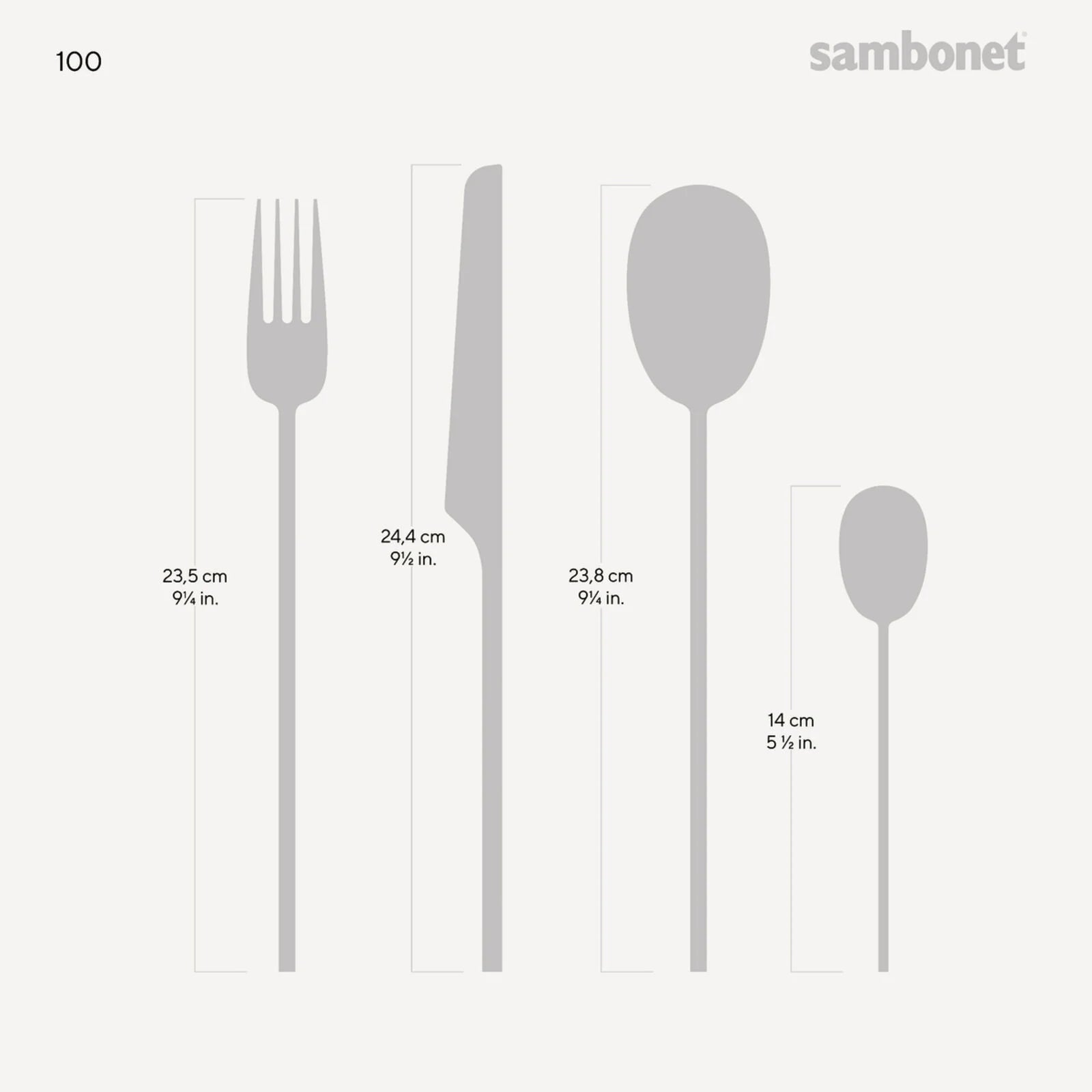 Sambonet Servizio 24 Pz Monoblocco - 100