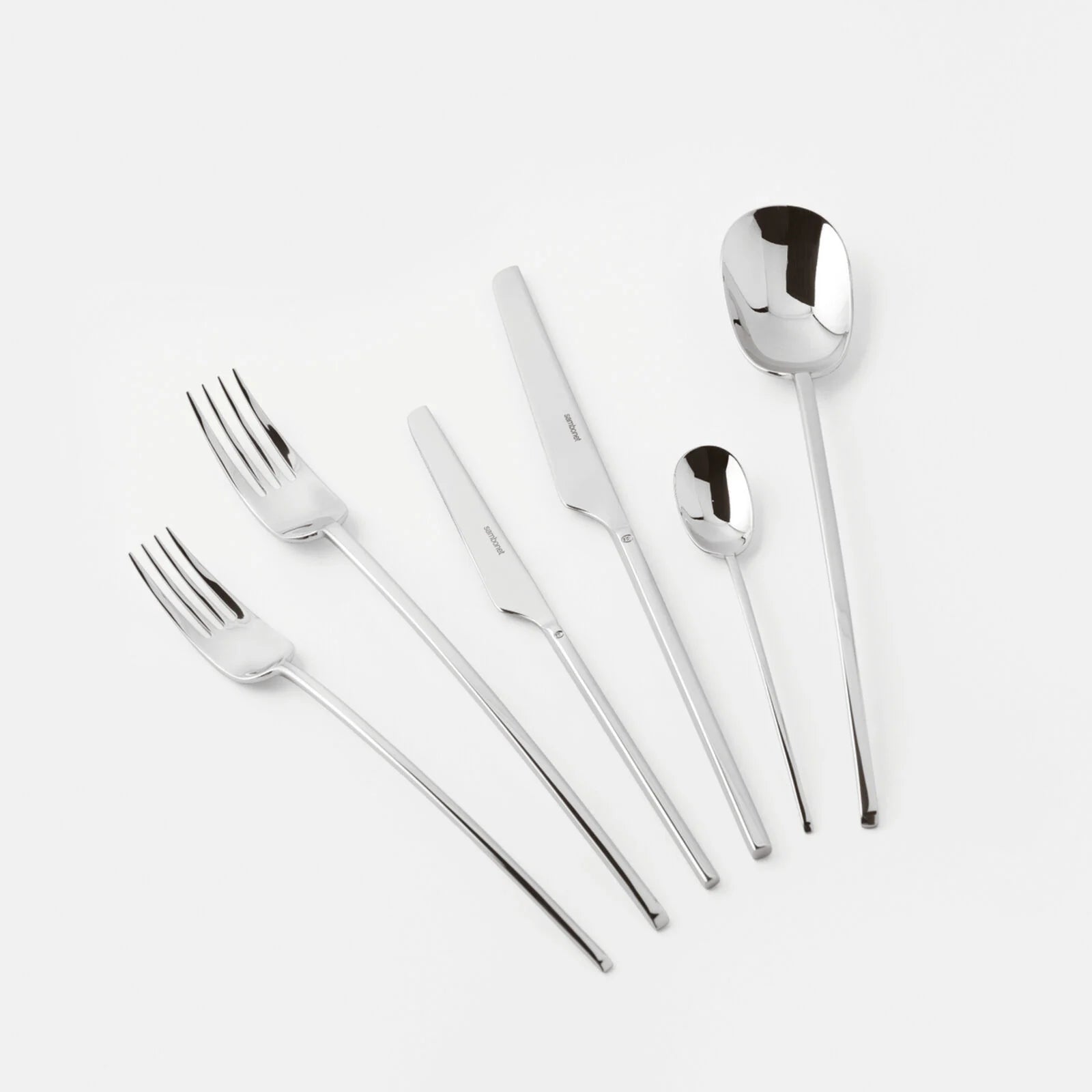 100 - Servizio tavola 36 posate - in acciaio inox