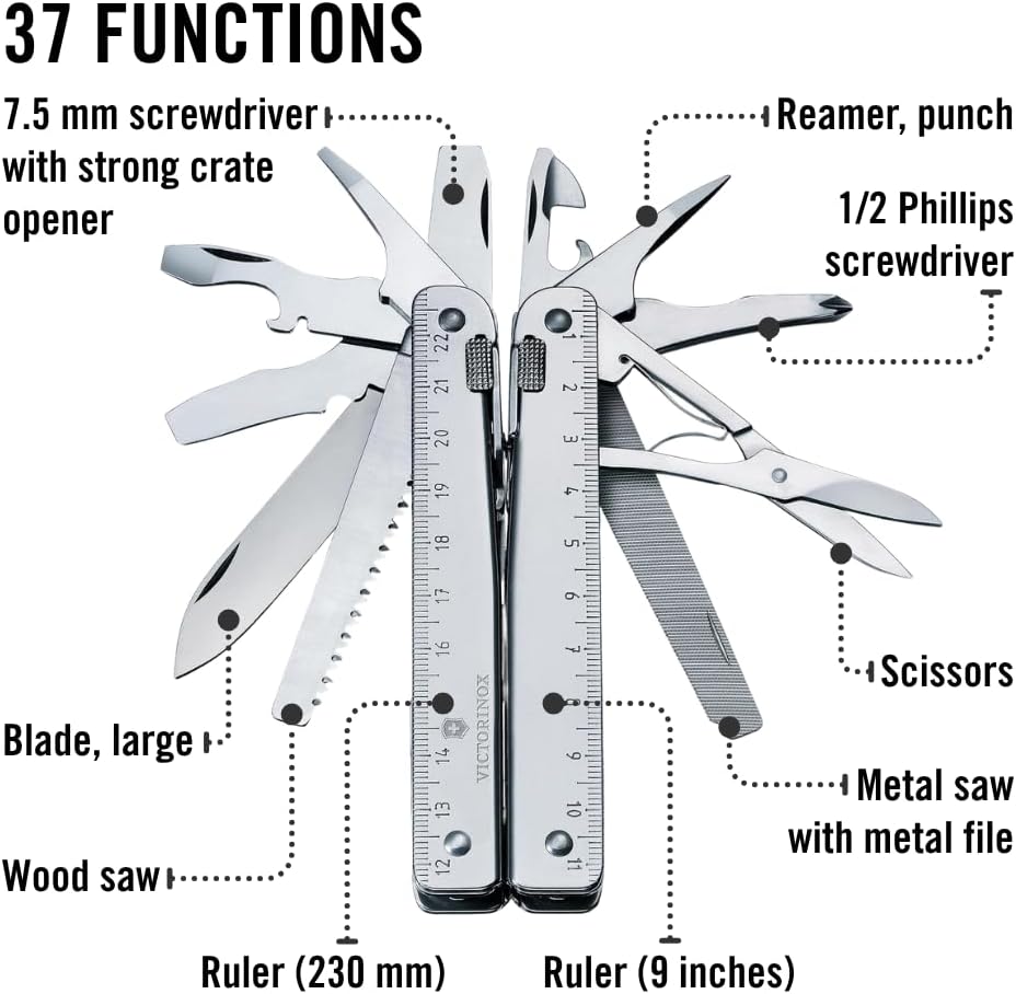 Victorinox Swiss Tool X Plus Fodera in Pelle