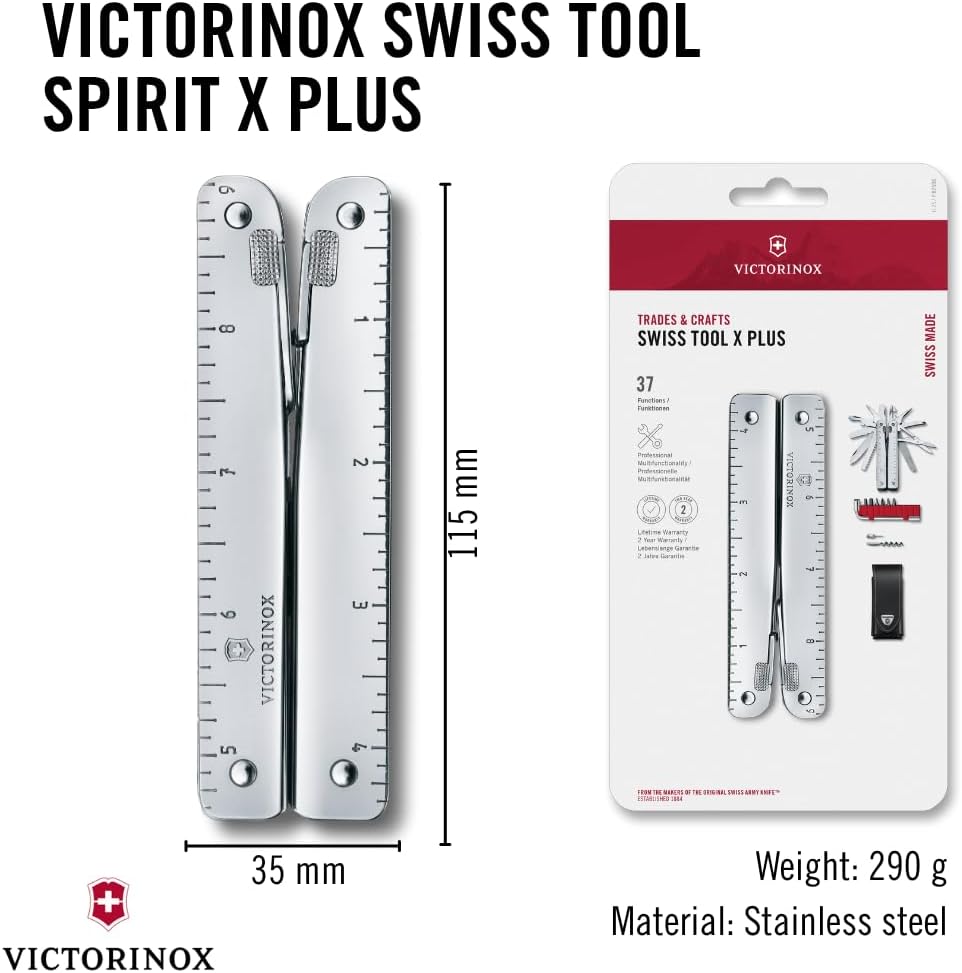 Victorinox Swiss Tool X Plus Fodera in Pelle