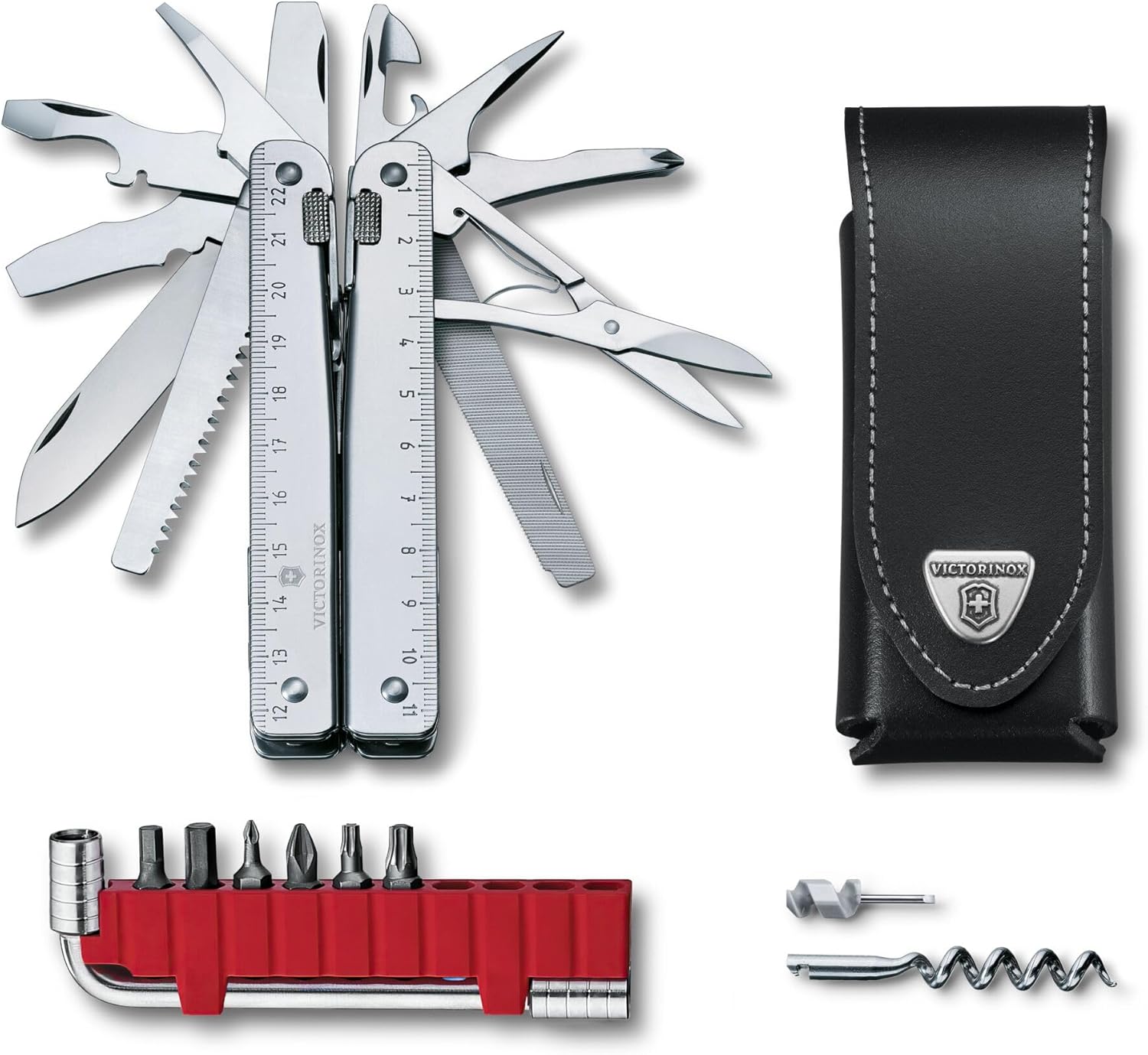 Victorinox Swiss Tool X Plus Fodera in Pelle