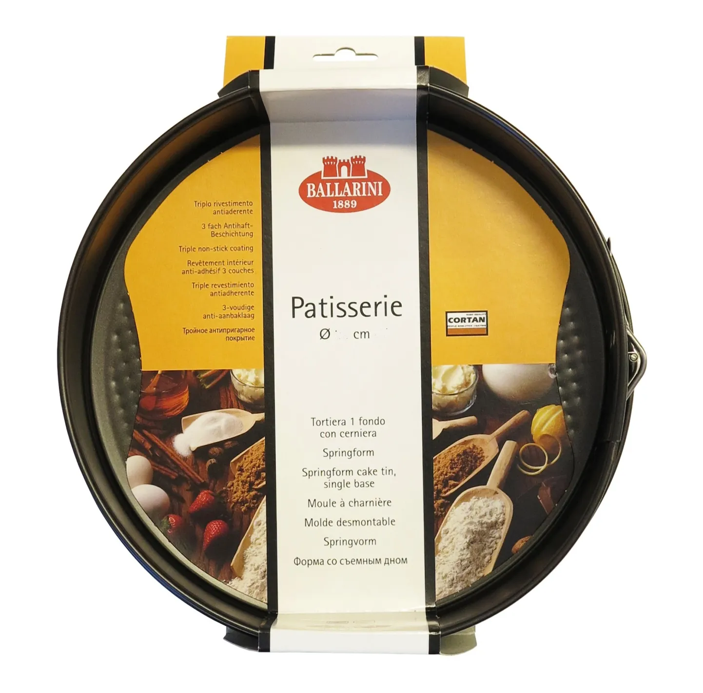 Ballarini Tortiera Antiaderente Alluminio Grigio