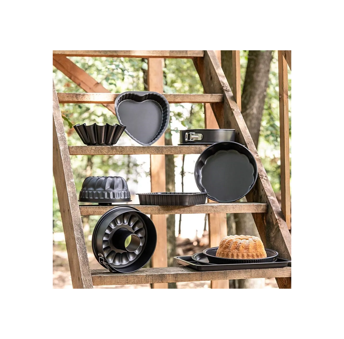 Ballarini Tortiera Antiaderente Alluminio Grigio