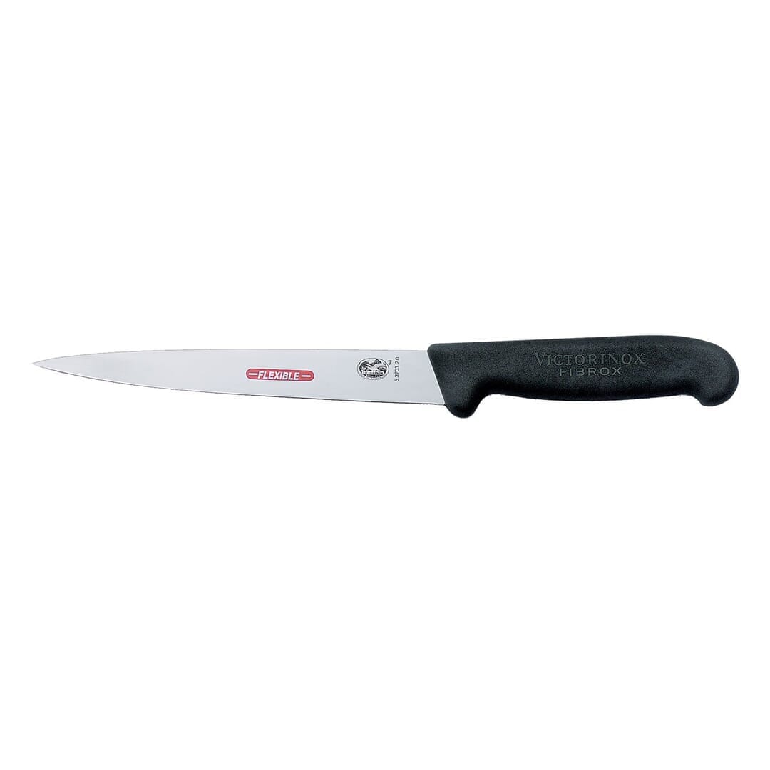 Cuchillo Filetear Flexible Negro