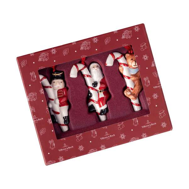 Nostalgic Ornaments Addobbi natalizi multicolore, 12,9 x 3,5 x 7,7 cm