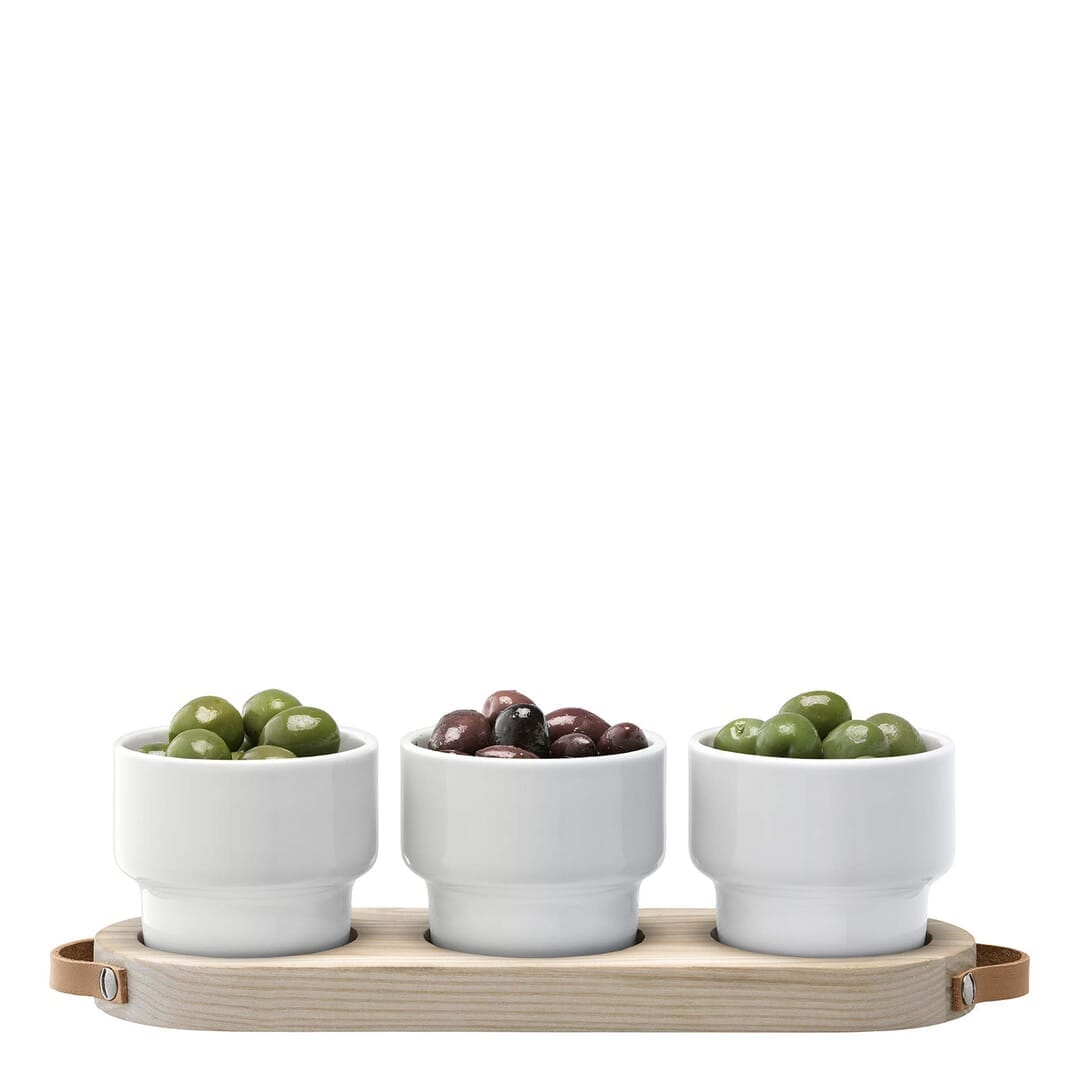 Lsa International P279-00-516 Set Per Tapas In Porcellana