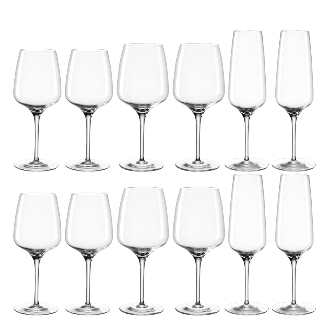 Leonardo Home Cesti 061977 Set 12 Calici Eleganti Moderni Lavabili In Lavastovig
