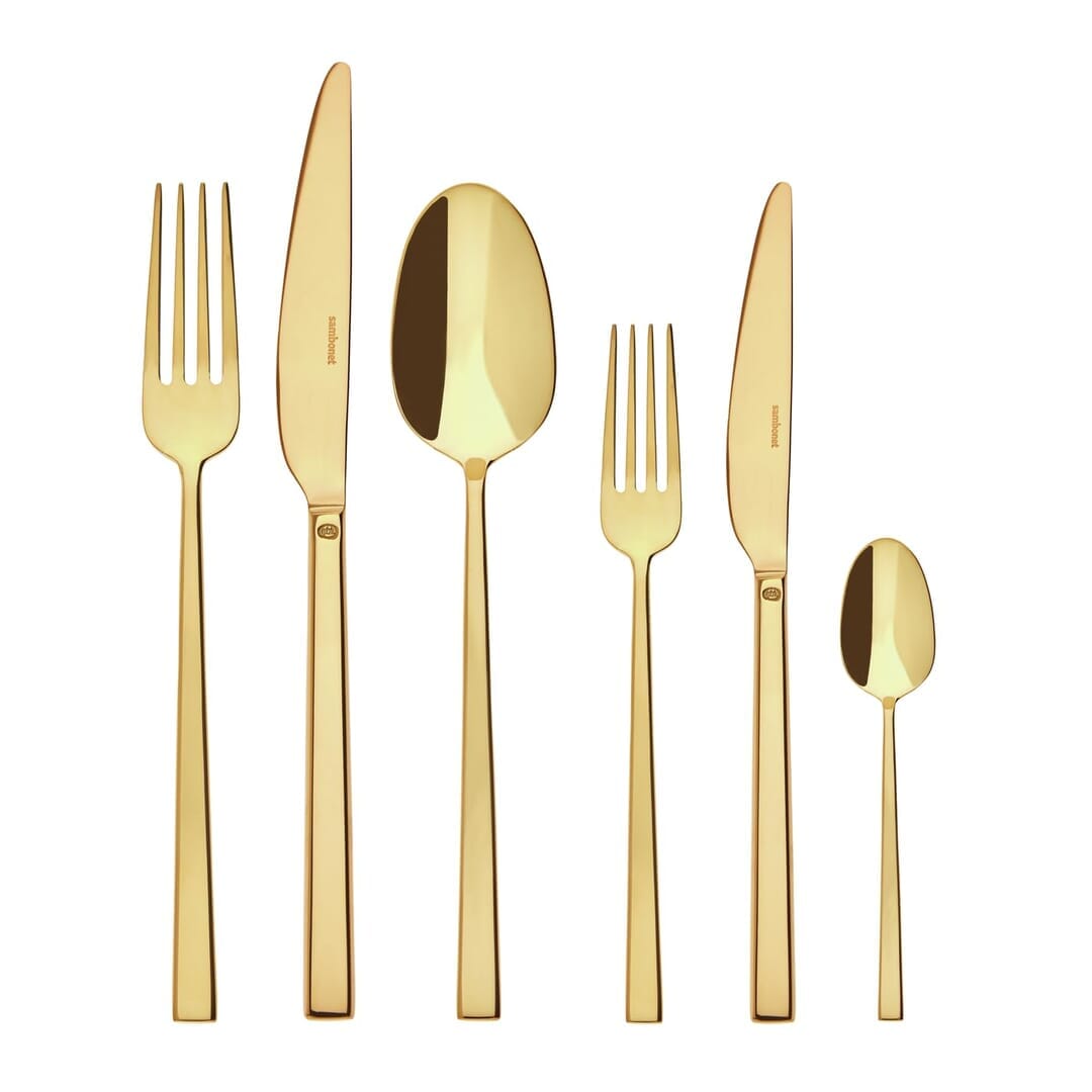 Sambonet Servizio Monoblocco Rock Pvd Gold