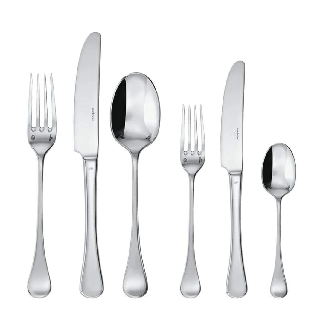 Service à Dessert Sambonet 13 Pièces - Inox - Modèle Deco' 52503-87