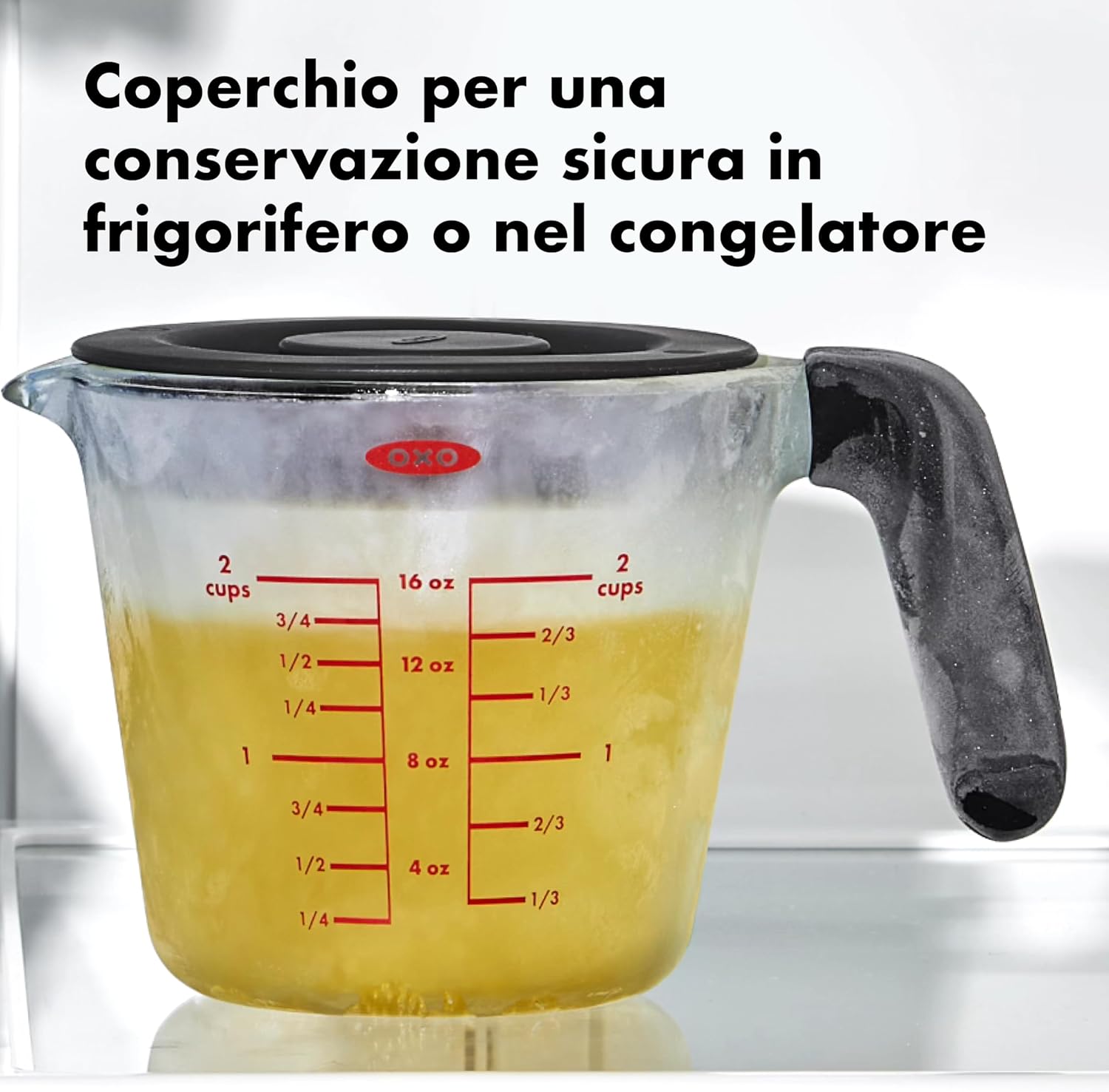 Brocca misuratrice in vetro 500ml