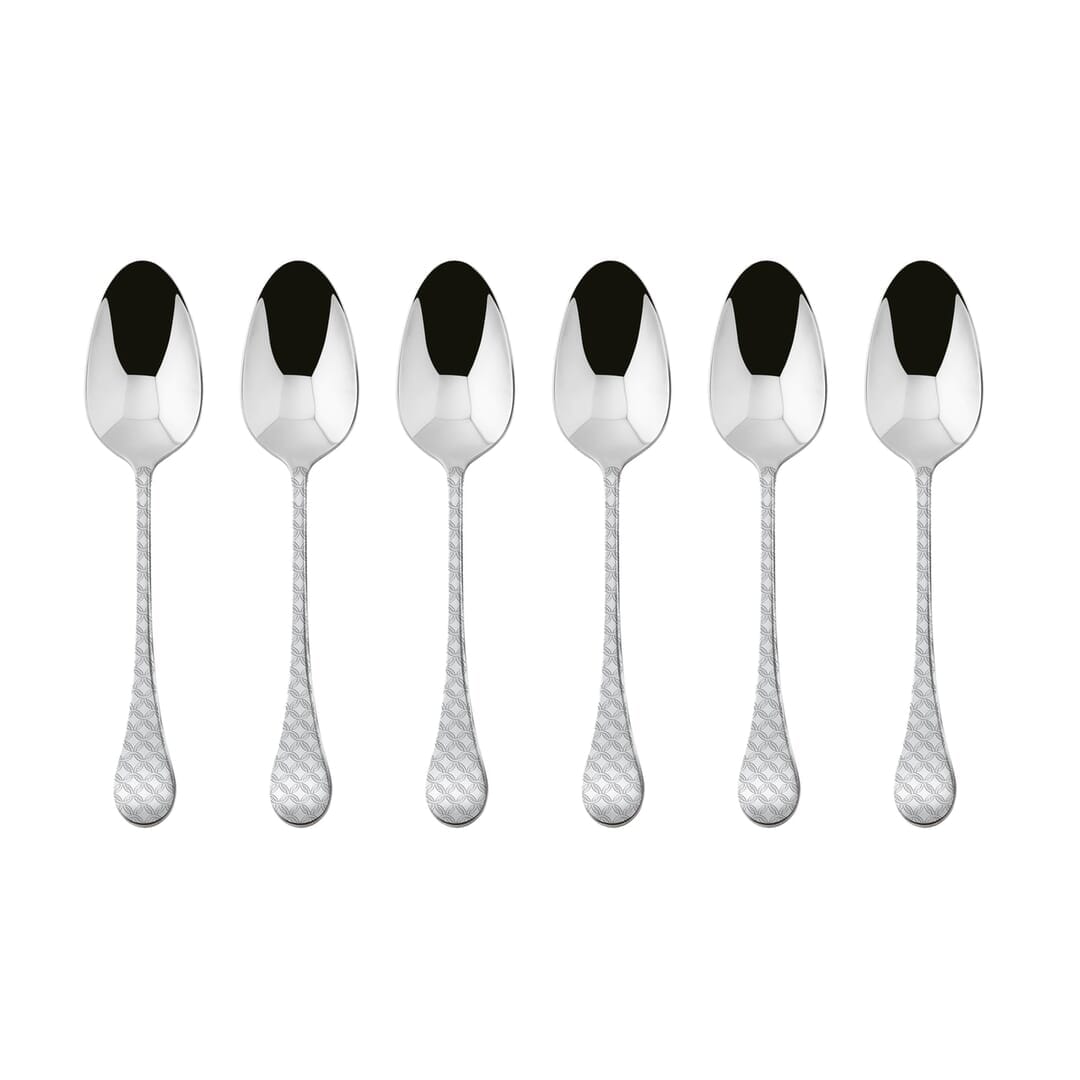 Sambonet Cucchiaini Moka Taormina Inox Confezione Regalo 6 Pezzi