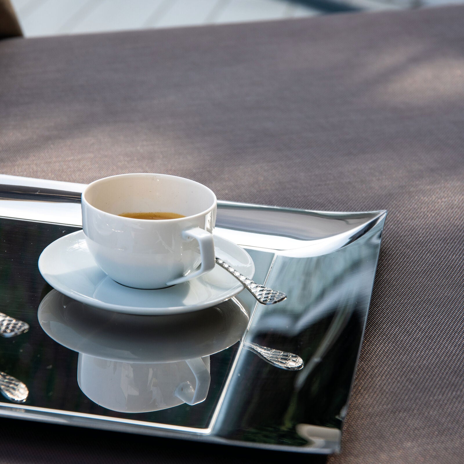 Taormina - Set 6 cucchiaini caffè espresso in acciaio inox