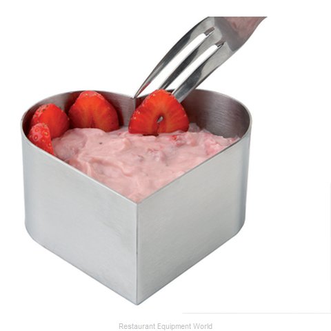 SET 6 Taglia pasta CUORE Acciaio inox - 6,5 cm