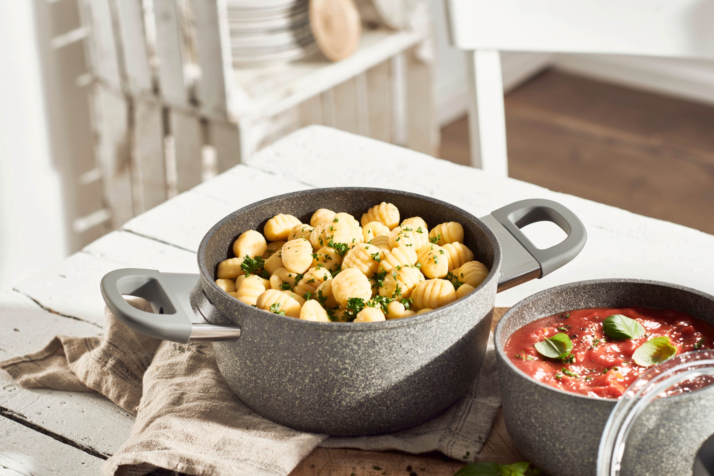 Casseruola con coperchio Murano - 20 cm, alluminio, Granitium Extreme