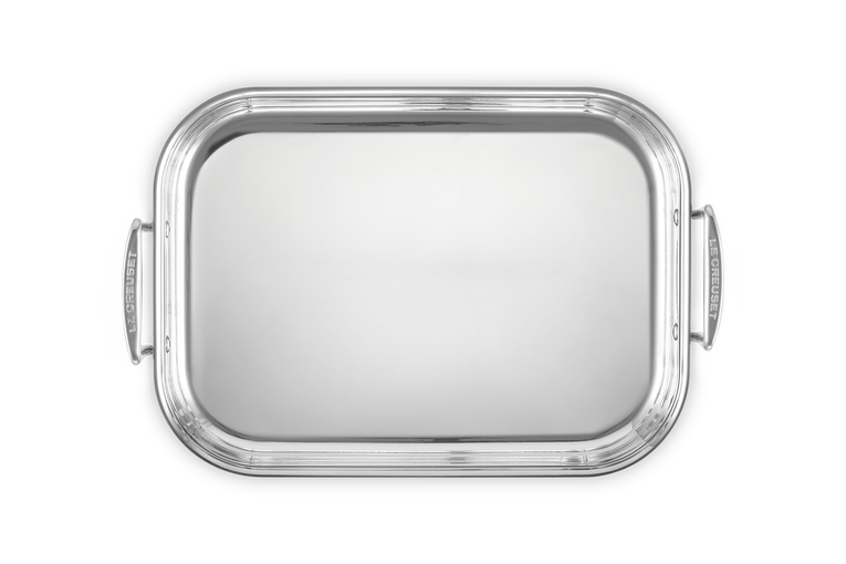 Arrostiera rettangolare in acciaio inox - 35 cm, 5.5L