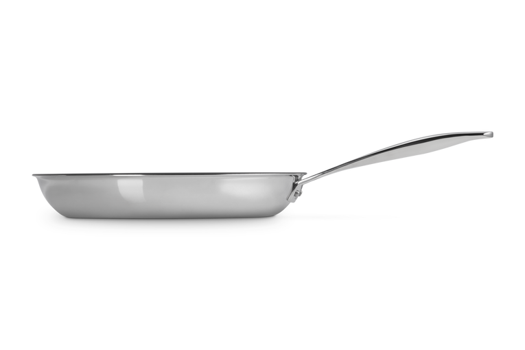 Le Creuset - Padella bassa in acciaio inox, interno antiaderente