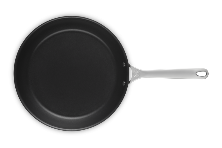 Le Creuset - Padella bassa in acciaio inox, interno antiaderente