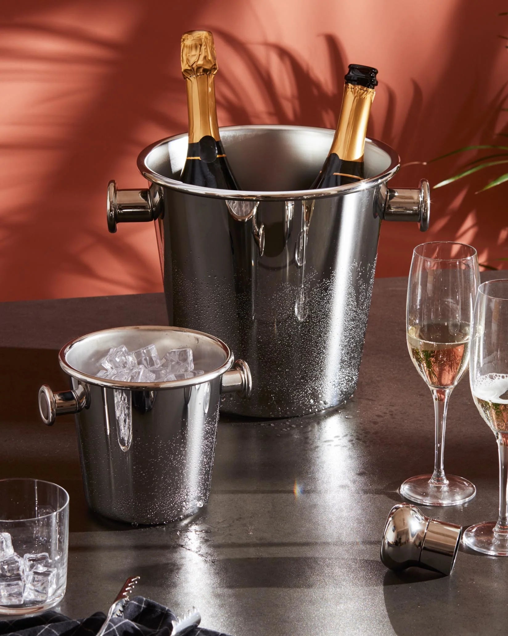Alessi 5052 Secchiello Manici Per Bottiglie Bordolesi Borgognone Champagne