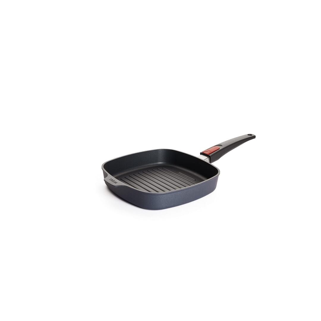 Woll Diamond Lite Bistecchiera Quadrata Induttiva Con Manico Rimovibile