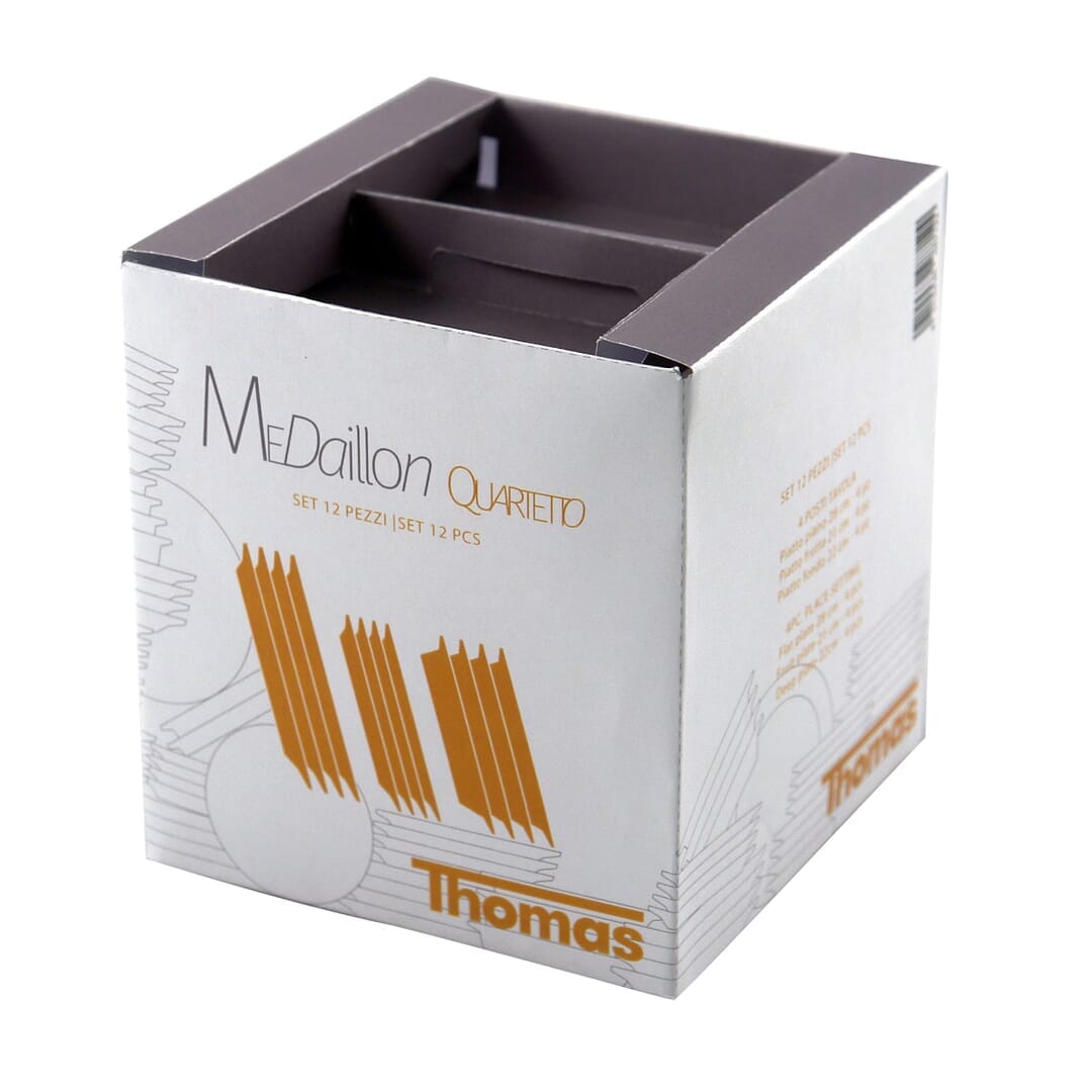 Thomas Set Piatti Quartetto Medaillon White