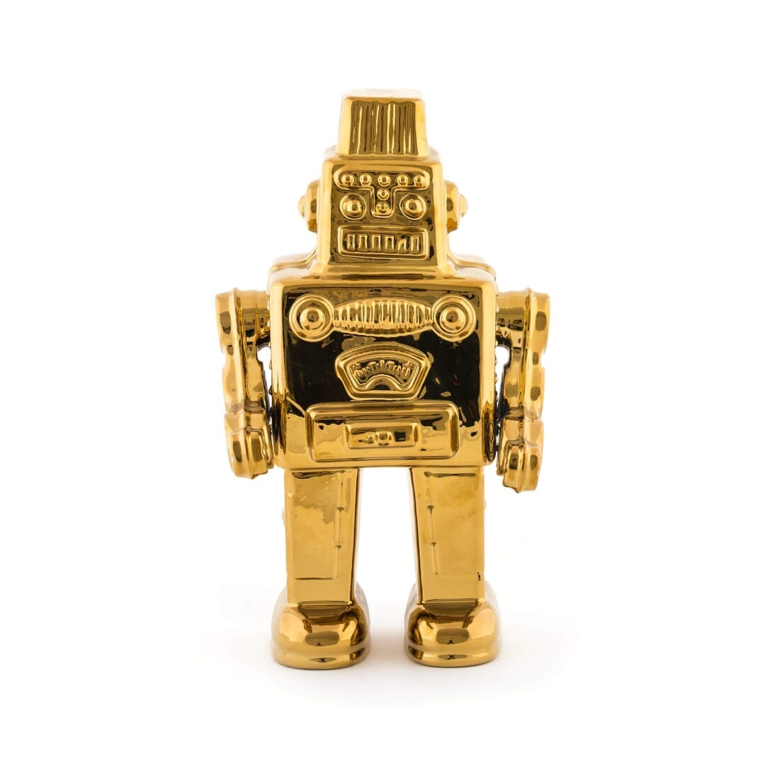 Seletti Il Mio Robot Porcellana Limited Gold Edition