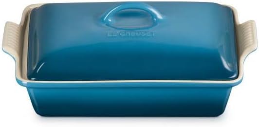 Pirofila rettangolare 3.8L colore Deep Teal con coperchio