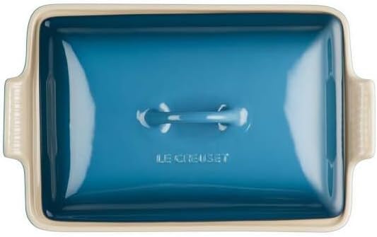 Pirofila rettangolare 3.8L colore Deep Teal con coperchio