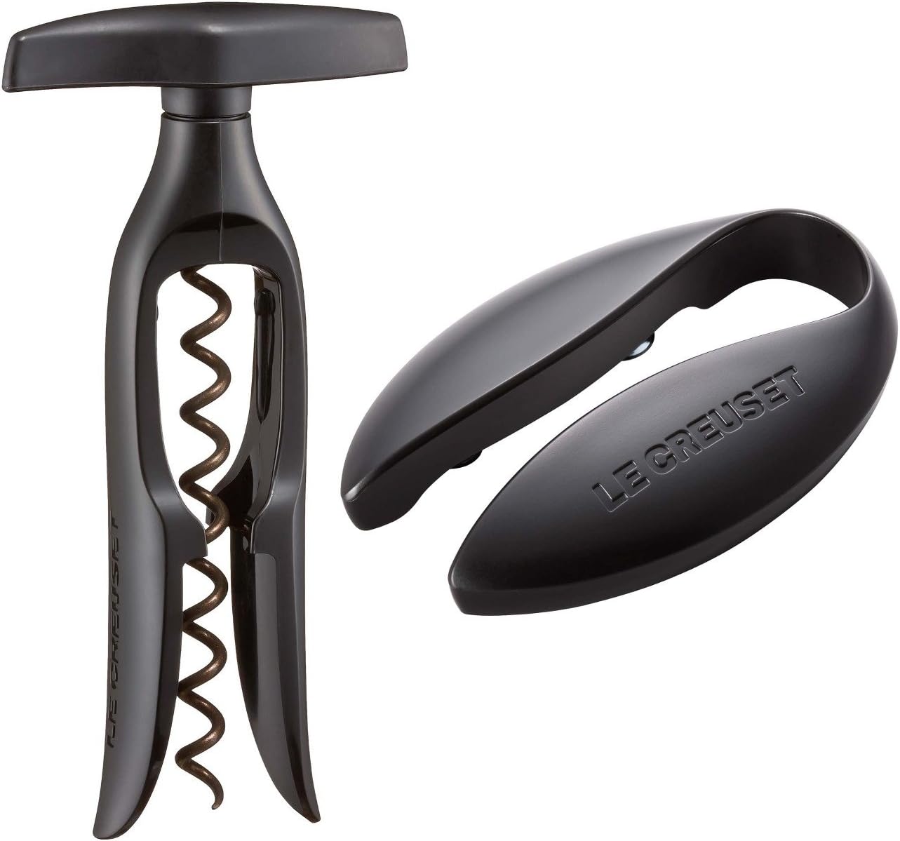 GS-100 SET REGALO Cavatappi con taglia capsule Nero lucido