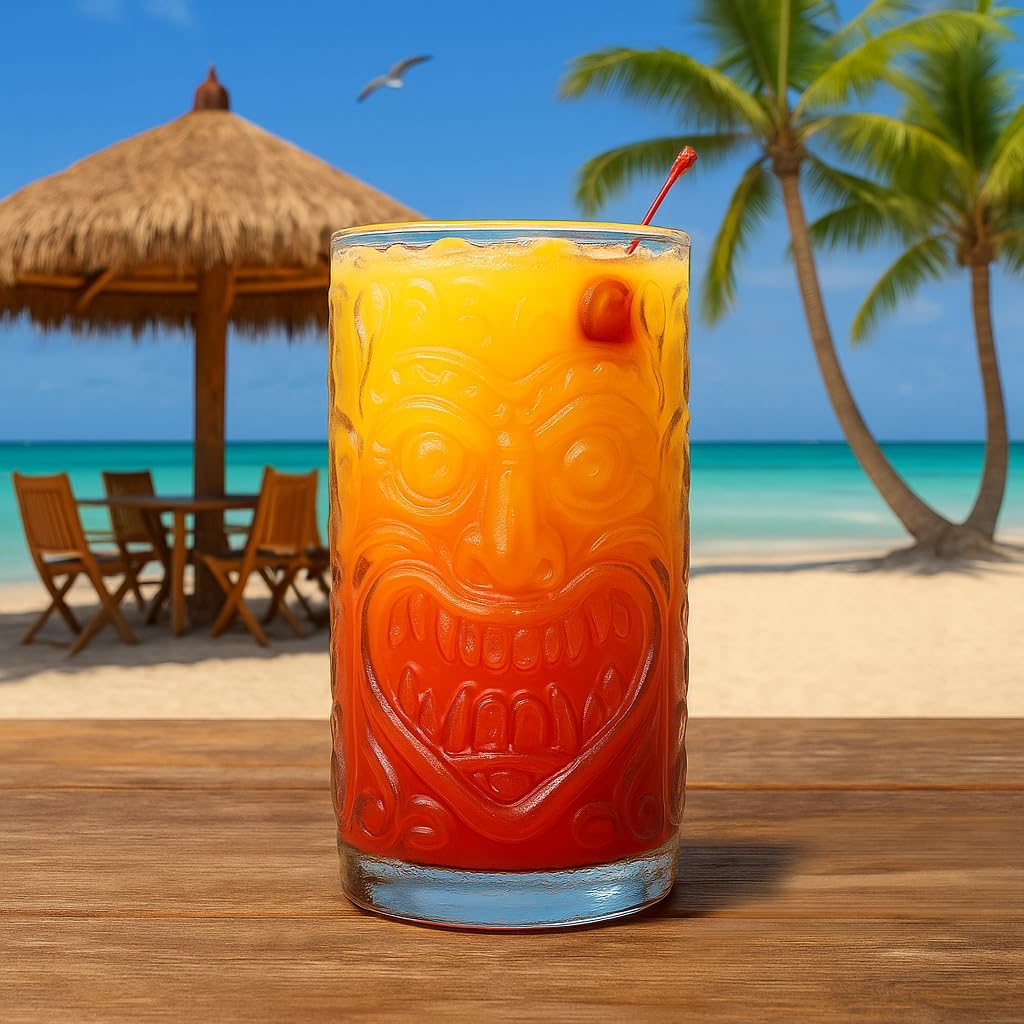 TIKI ETRURIA - Set 4 bicchieri - capacità 45 cl