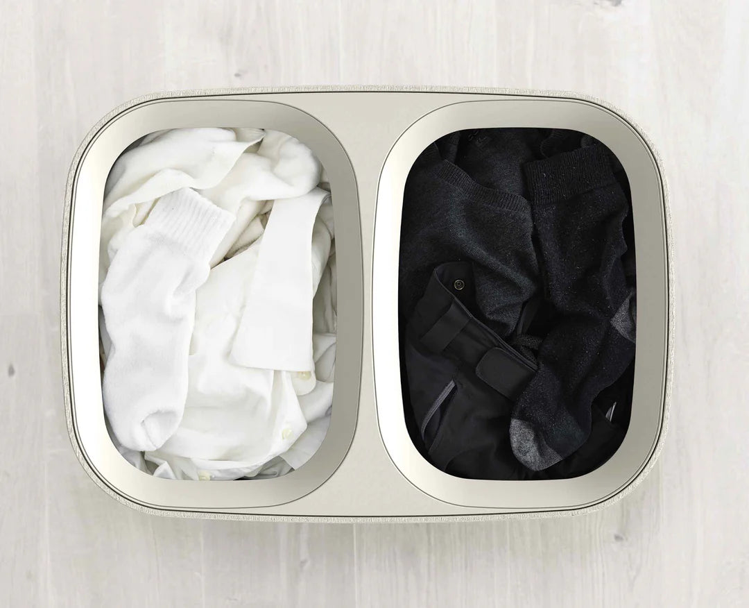 Cesto Separatore per Bucato - 90 L / Ecru