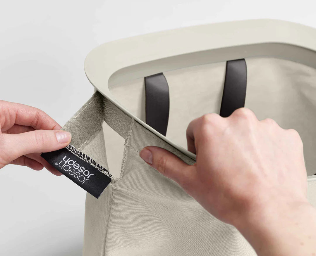 Cesto Separatore per Bucato - 90 L / Ecru