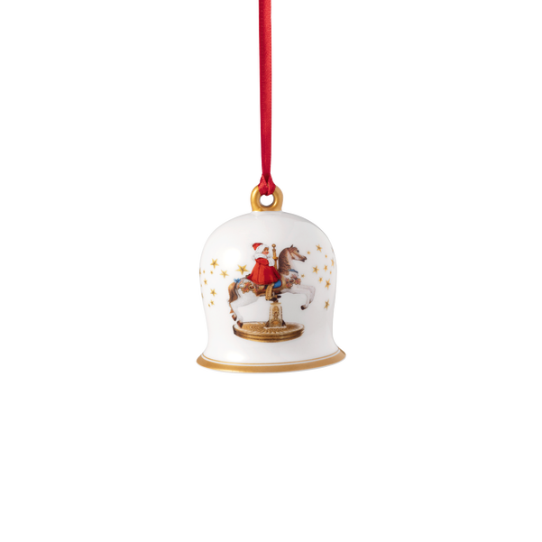 Annual Christmas Edition Campana multicolore, 5,8 x 6,9 cm